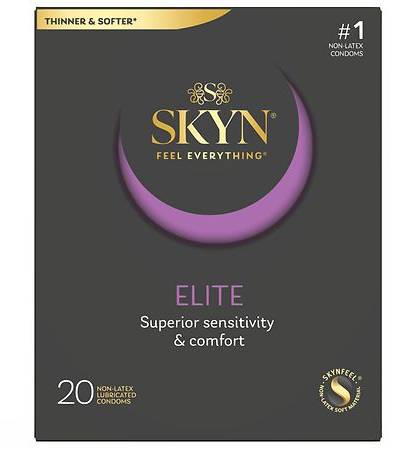 Skyn Elite Non Latex Lubricated Condoms (20 ct)
