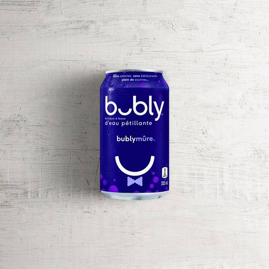 Bubly Mûres / Blackberries (355ml)