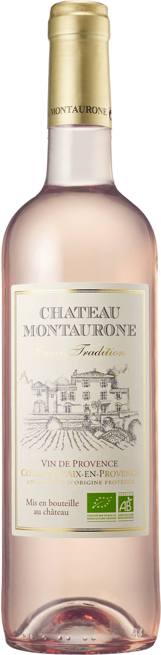 Château Montaurone - Vin rosé bio (750 ml)