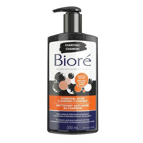 Bioré Charcoal Acne Clearing Cleanser (200 ml)