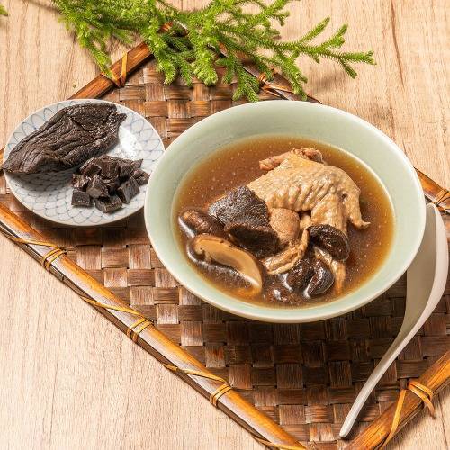 老菜脯黑蒜雞湯(4入組)