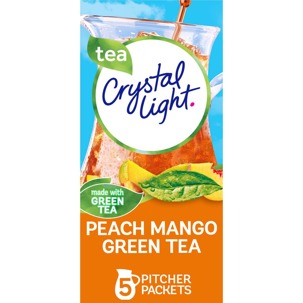 Crystal Light Green Tea Pitcher Packets (1.85 oz) (peach-mango) (5 ct)