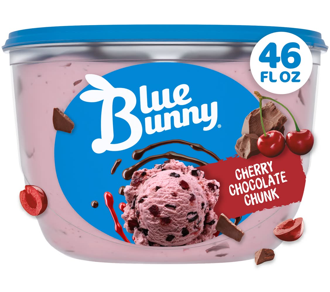 Blue Bunny Cherry Chocolate Chunk Frozen Dairy Dessert (46 fl oz)