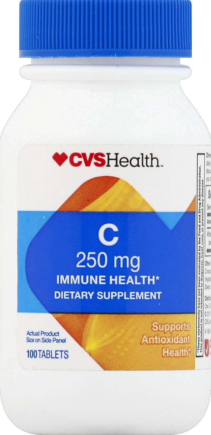 CVS Pharmacy Vitamin C Supports Antioxidant Health (100 ct)