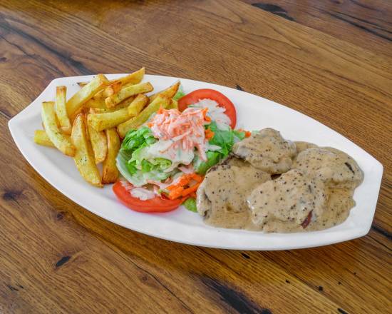 Filet mignon de porc et sauce moutarde
