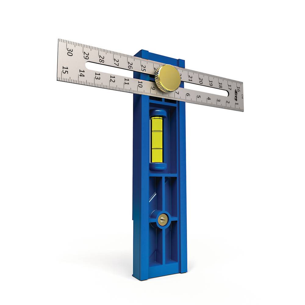 Kreg Multi-Mark Jig Accessory with Three Scale Configurations, Imperial and Metric Scale, Built-in Torpedo Level | KMA2900