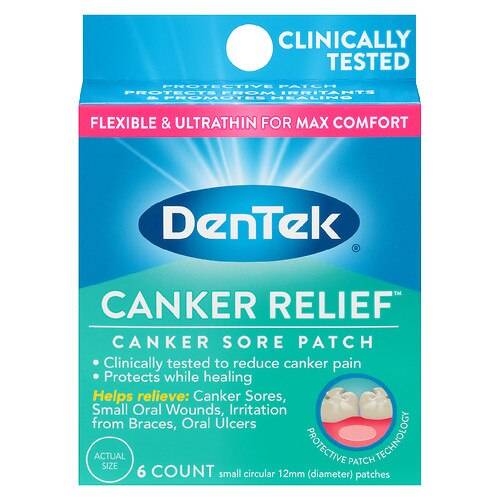 DenTek Canker Relief Canker Sore Patch - 6.0 ea