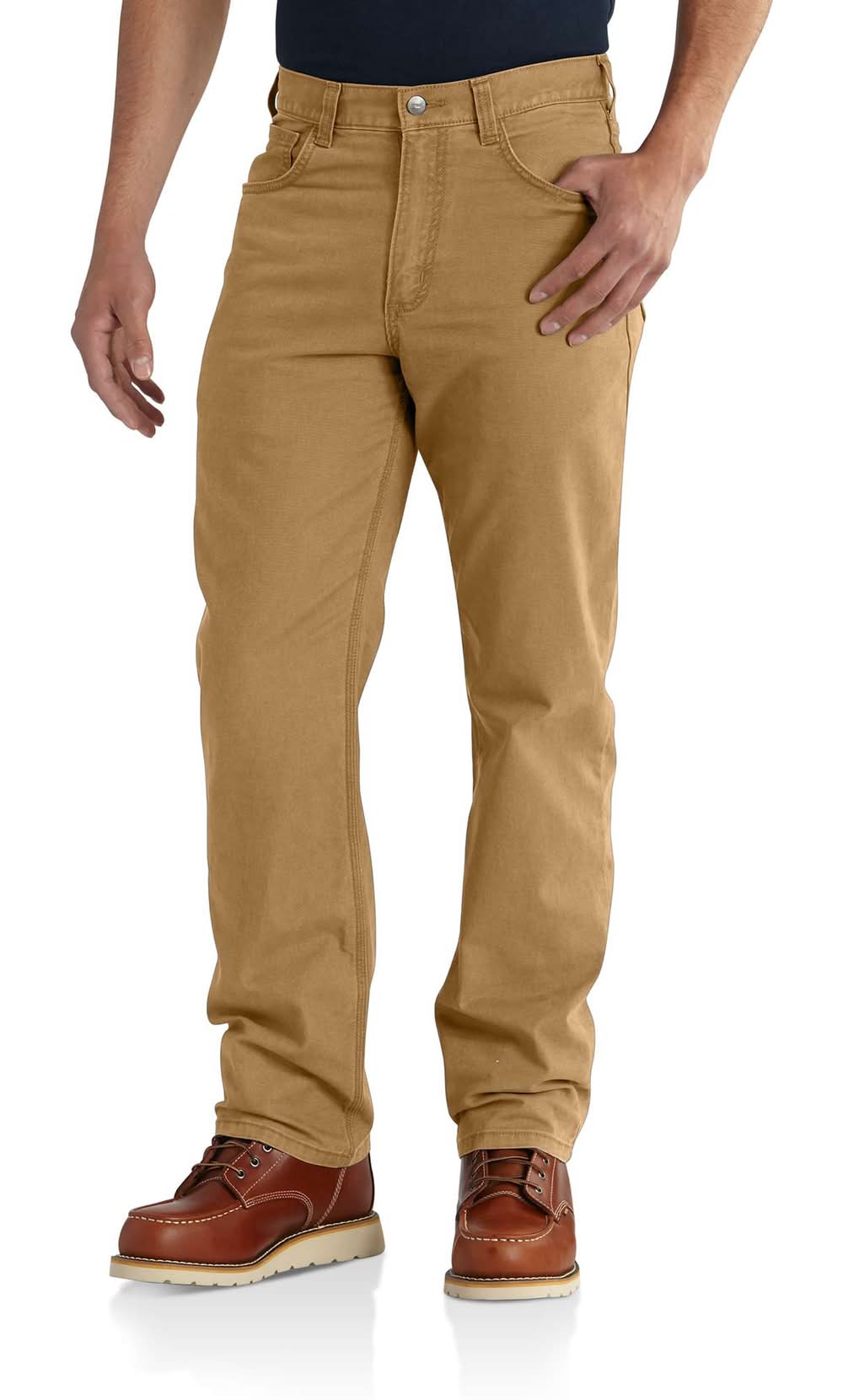 Carhartt Men's Relaxed Fit Hickory Canvas Work pants ( 34 x 32 )