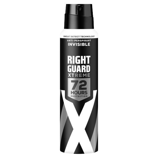 Right Guard Deodorant Men Xtreme Invisible 72h Performance
