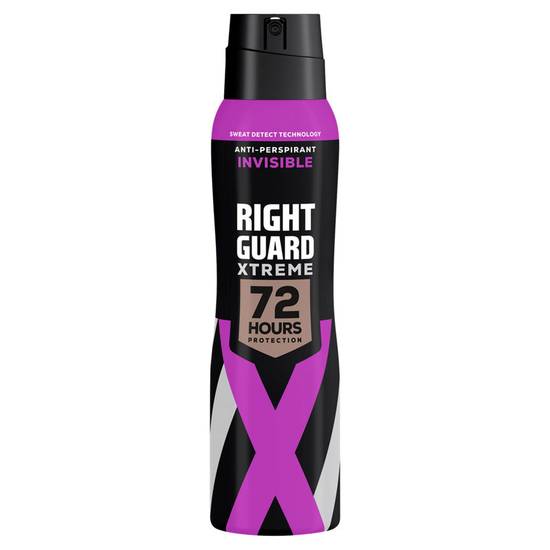 Right Guard Deodorant Women Xtreme Invisible 72H High Performance Anti-Perspirant Spray 150ml