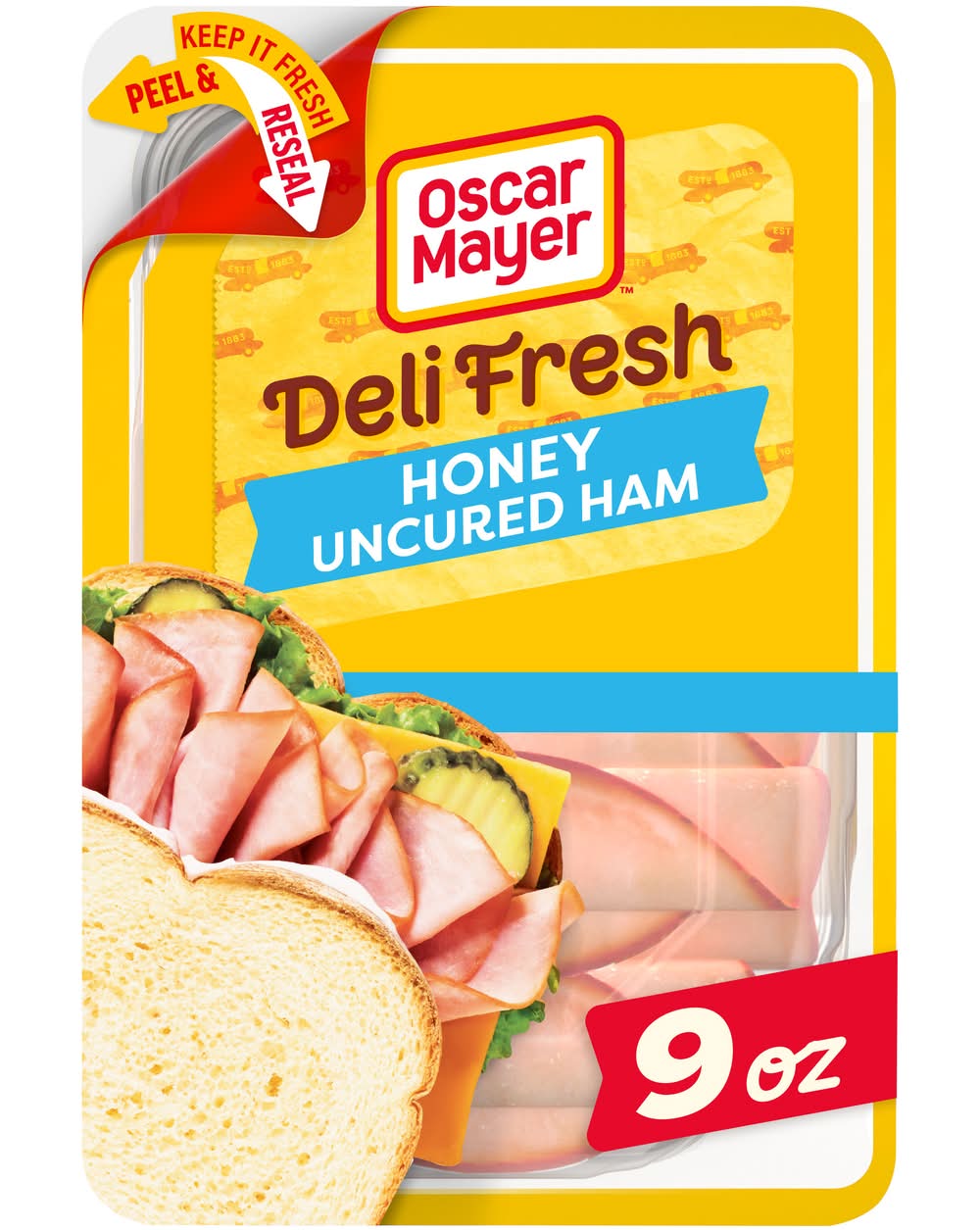 Oscar Mayer Deli Fresh Uncured Honey Ham Tray, Honey (9 oz)