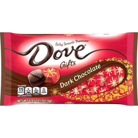 Order Dove Promises, Holiday Gift Dark Chocolate Christmas Candy - 8.87 oz food online from Rite Aid store, Oceanside on bringmethat.com