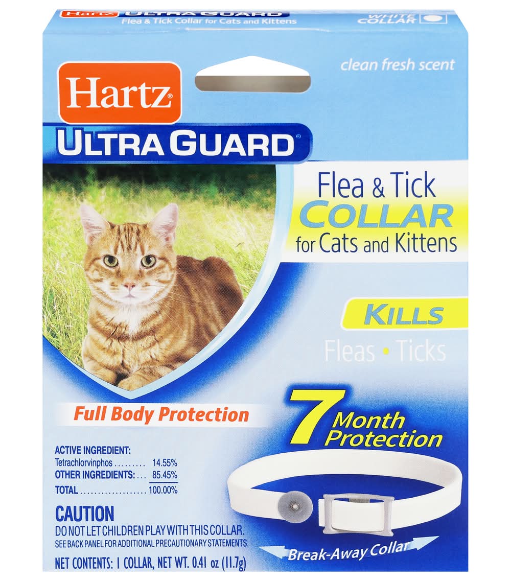 Hartz Ultra Guard Flea & Tick Collar For Cats & Kittens (0.6 oz)