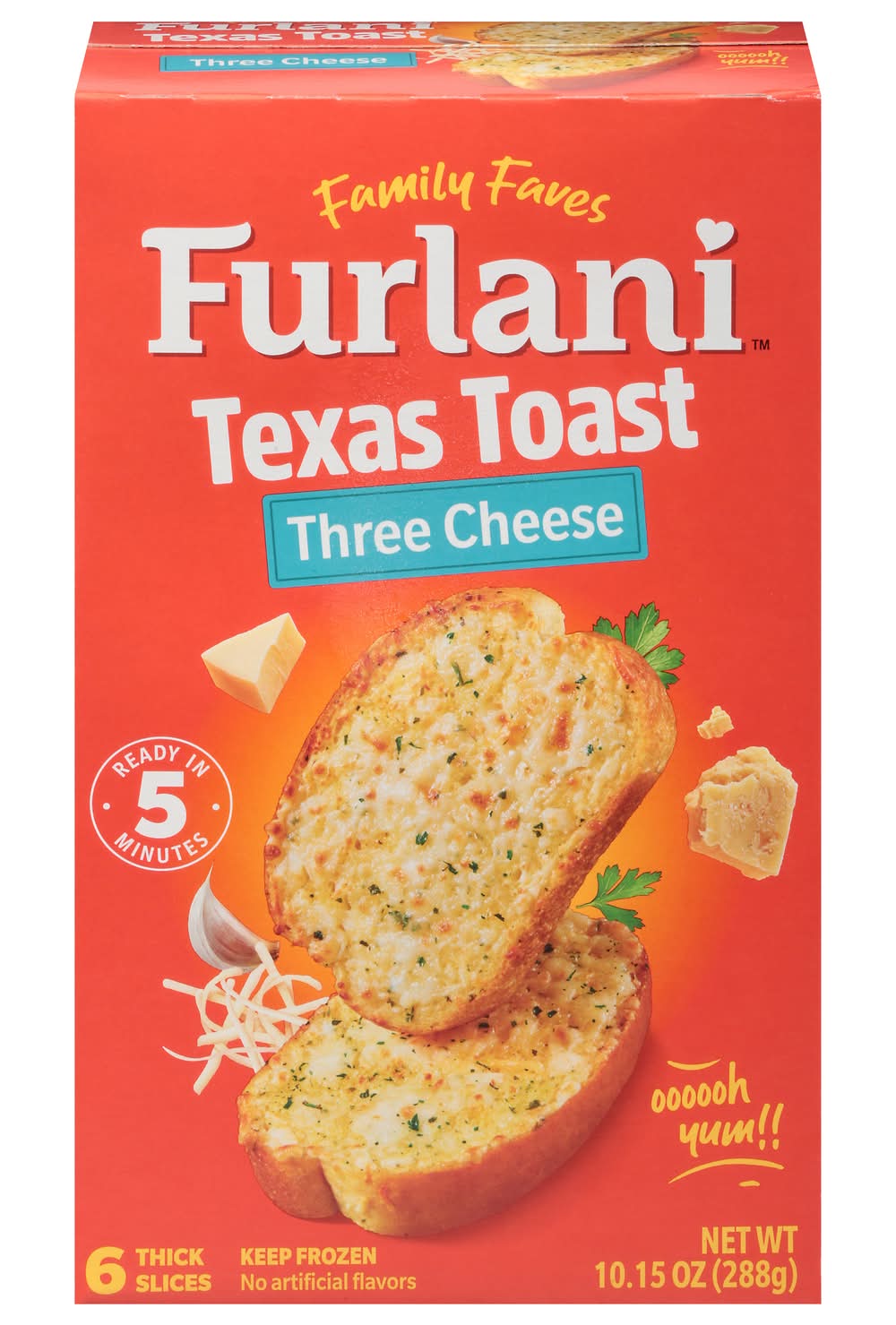 Furlani Texas Toast, Three Cheese (10.15 oz, 6 ct)