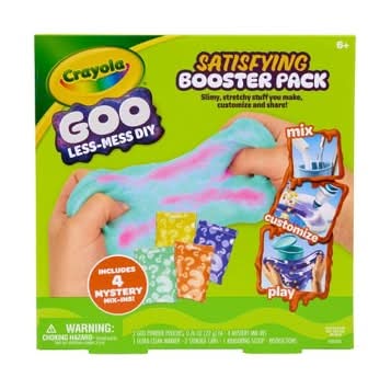 Crayola Goo Satisfying Booster Bundle Slimes & Putties Kit 6+ Year (4 ct)