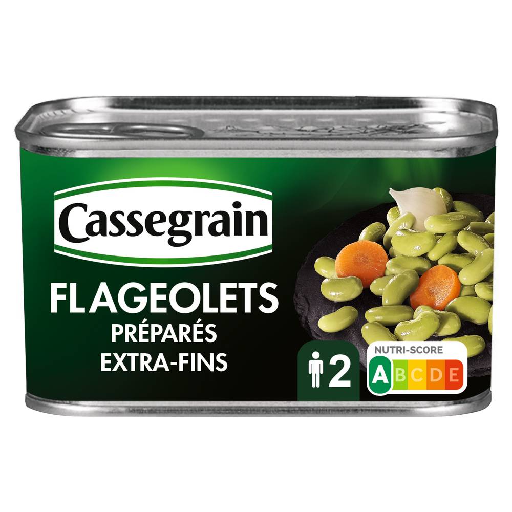 Cassegrain - Flageolets verts extra fins préparés (400g)