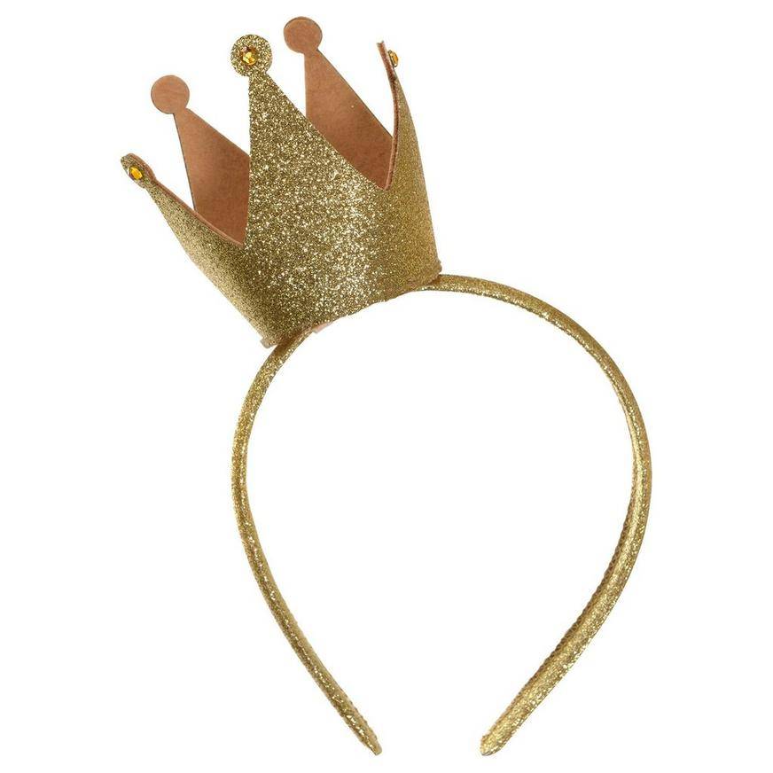 Kids' Glitter Crown Headband