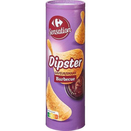 Carrefour Sensation - Dipster biscuits apéritif tuiles, barbecue (175g)