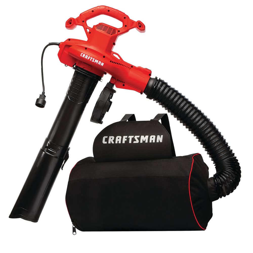 CRAFTSMAN 450-CFM 260-MPH Corded Electric Backpack Leaf Blower