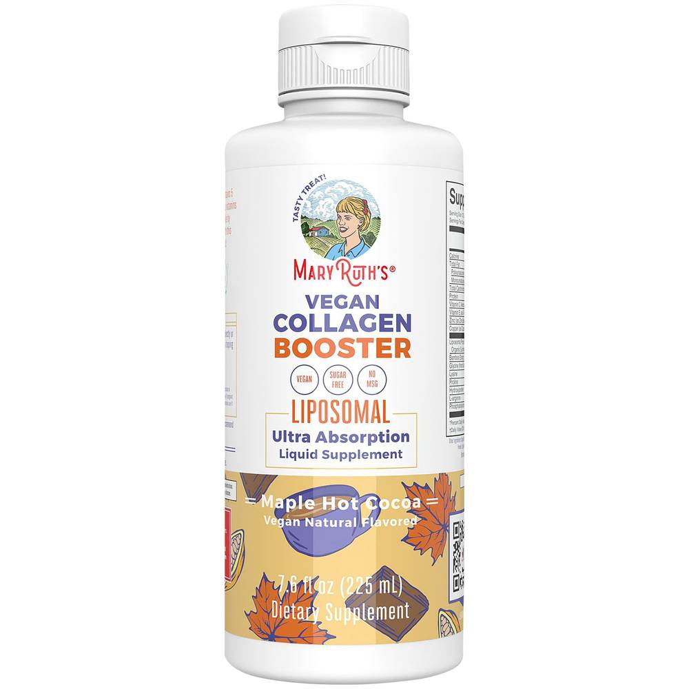 Maryruth's Sugar Free Liquid Vegan Collagen Boost Liposomal (maple hot cocoa)