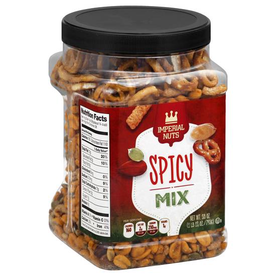 Imperial Nuts Spicy Mix Nuts and Pretzels