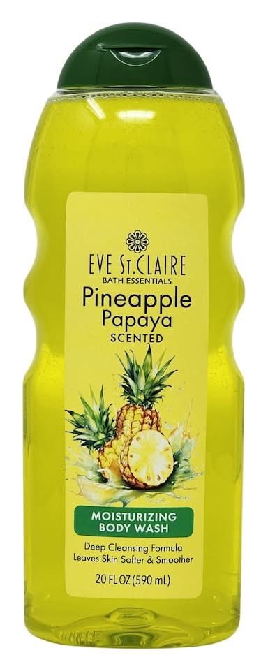 Eves St. Claire Moisturizing Body Wash, Pineapple-Papaya (20 fl oz)
