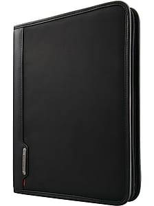 Samsonite Xenon Business Polyester Padfolio with Zipper Closure, Black (116466-1041)