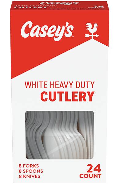 Casey's Assorted Cutlery 24ct