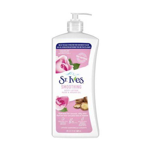 St. ives lotion corporelle lissante à la rose et à l'huile d'argan (621ml) - smoothing body lotion rose & argan oil (621 ml)