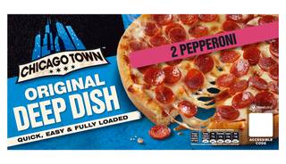 Chicago Town Fully Loaded Deep Dish Pepperoni Pizzas 2 X 155G (310G)