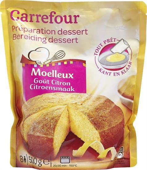 Carrefour - Préparation dessert moelleux citron