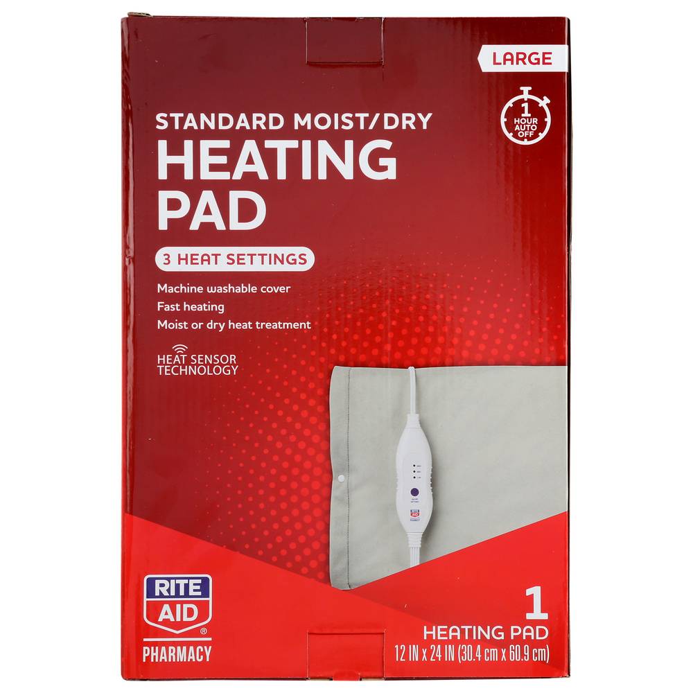 Rite Aid Standard Moist-Dry Heating Pad, Large