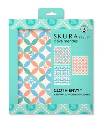 Skura Style X Eva Mendes Swedish Dish Cloths (3 ct)