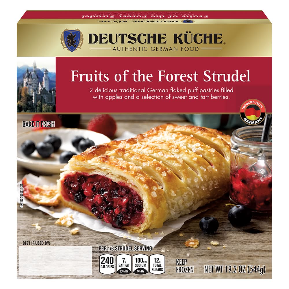 Deutsche Kuche Fruits Of the Forest Strudel (19.2 oz)