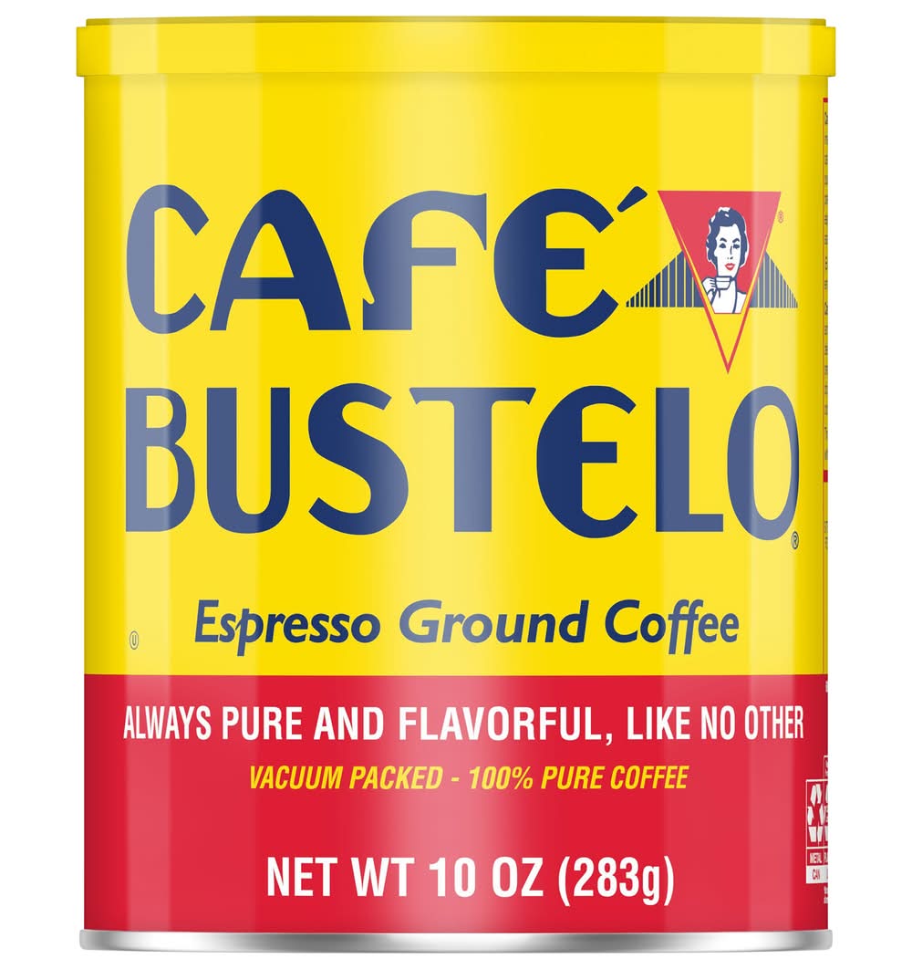 Café Bustelo Dark Roast Ground Coffee, Espresso (10 oz)