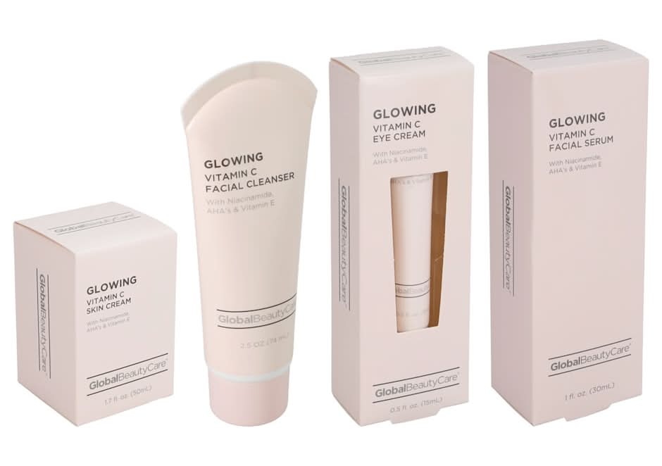 Global Beauty Care Glowing Vitamin C Skincare Collection (5.2 fl oz, 4 ct)