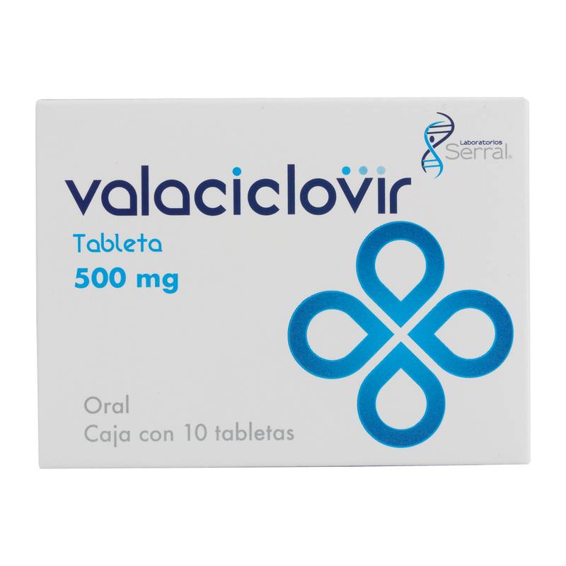 Serral valaciclovir tabletas 500 mg (10 piezas)