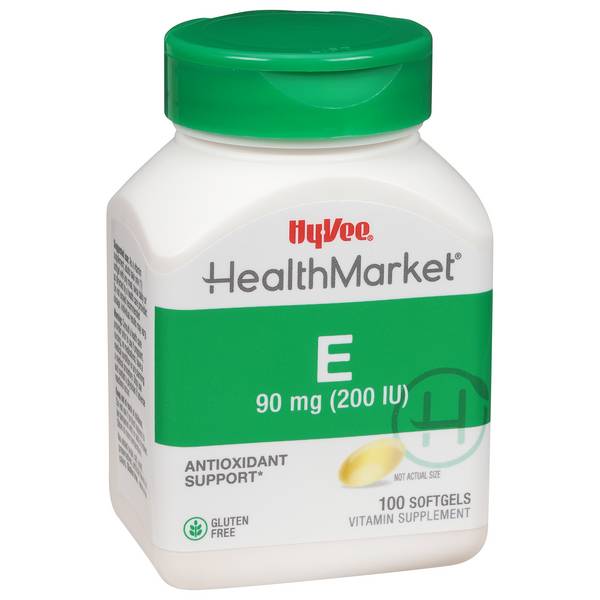 Hy-Vee HealthMarket Vitamin E-200 Softgels