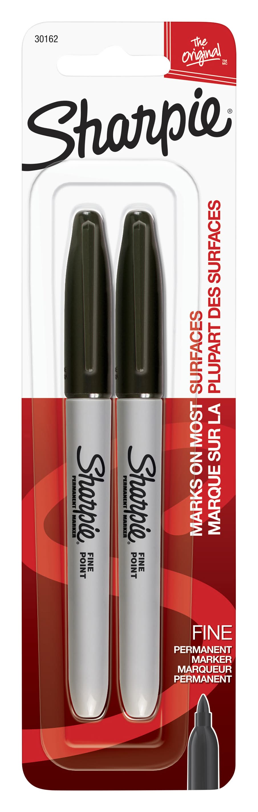 Sharpie Permanent Marker Pens Fine Point (2 pack)