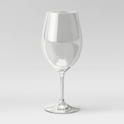 Threshold Plastic Stemmed Wine Glass