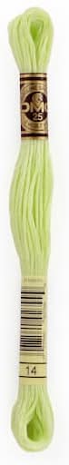 Dmc 6 Strand Embroidery Floss, Green