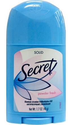 Secret Solid Powder Fresh Antiperspirant Deodorant 2.6oz Piece