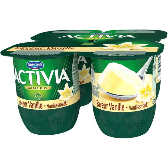 Danone - Activia au bifidus (4 pièces) (vanille)