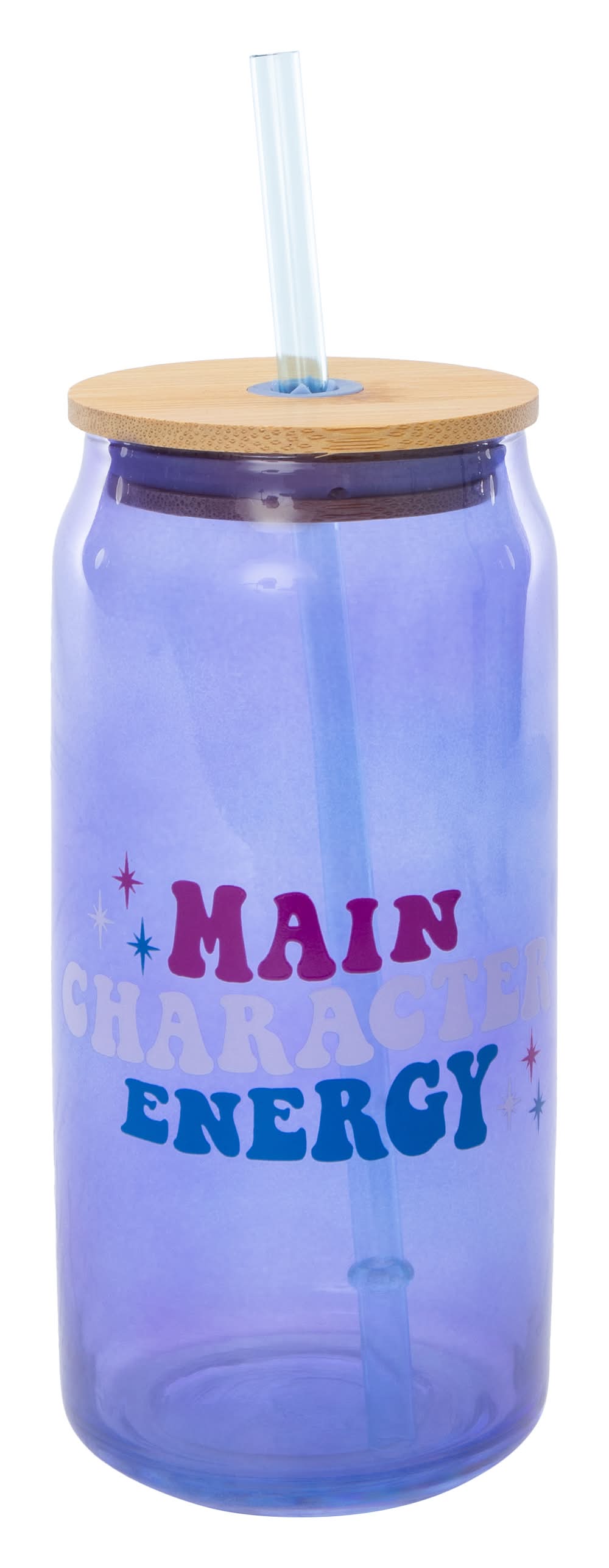Summer Glass Tumbler With Lid 20oz Main Character Energy