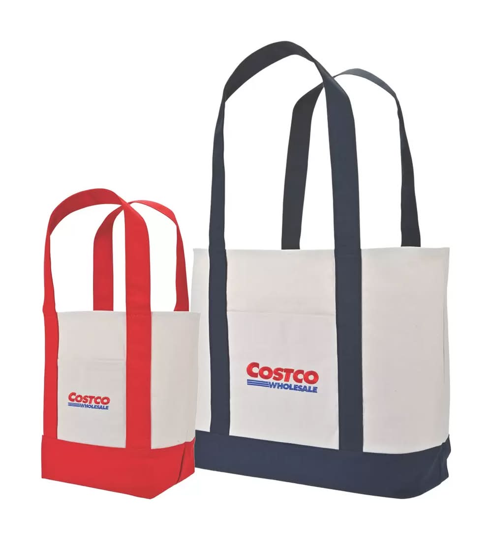 コストコ キャンバス トートバッグ 2個セット