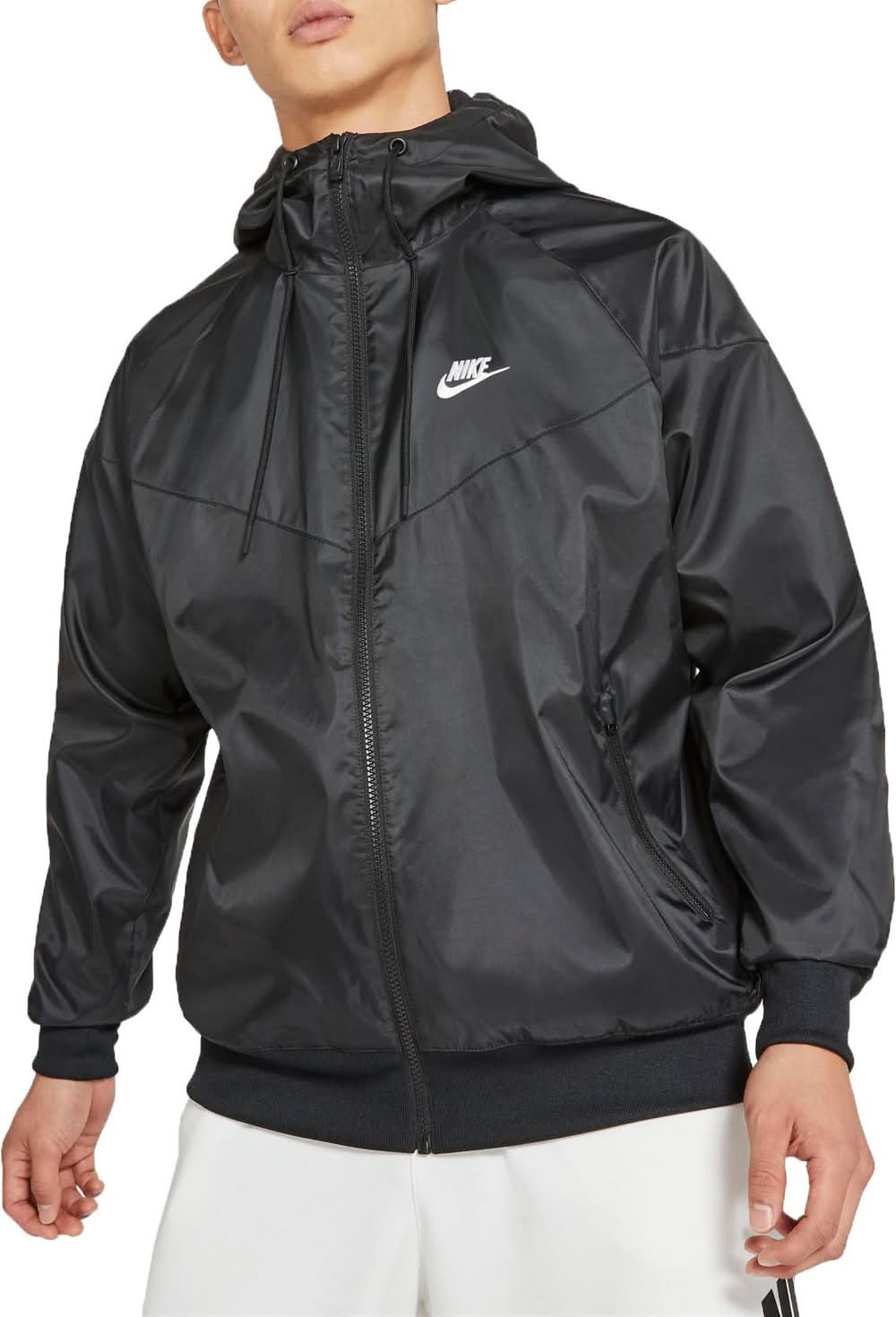 Nike Men's Sportswear Windrunner Hooded Jacket (Black, M)