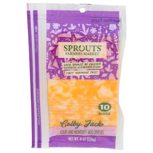 Sprouts Sliced Colby Jack Cheese