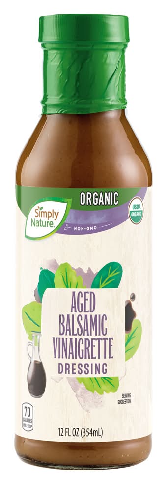 Simply Nature Organic Aged Balsamic Vinaigrette Dressing (12 fl oz)