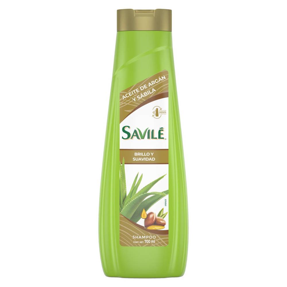 Savilé shampoo con aceite de argán y sábila (botella 700 ml)