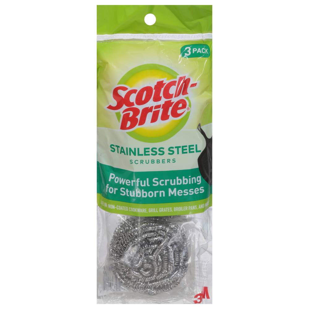 Scotch-Brite Stainless Steel Scrubbing Pads (3 ct)